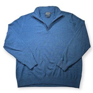 Pendleton Merino Wool Pullover Sweater Blue Men's Large -‎ Read